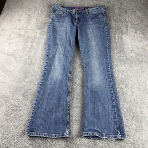Levis 518 Superlow Bootcut Junior 11 Short Blue Medium Wash‎ Low Rise